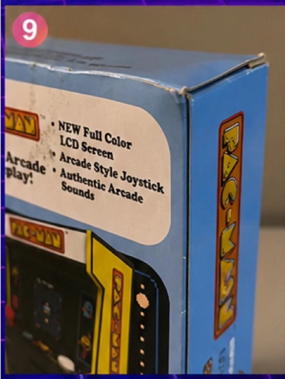 Pac-Man Mini Arcade Game Tested Working With Original Box Retro Gaming